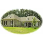 Colonial House Plan Front of Home - Cabanne Place European Home 087D-0903 - Search House Plans and More