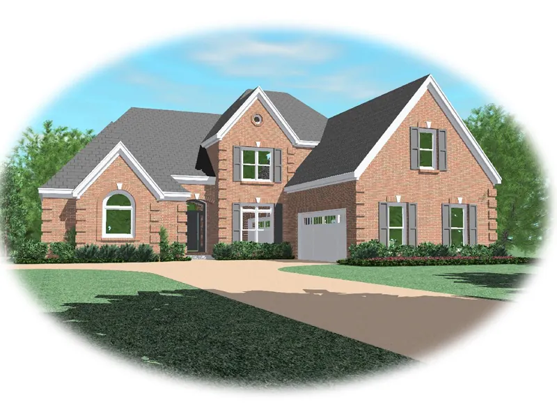 Traditional House Plan Front of Home - Shinnecock Hill Luxury Home 087D-0910 - Shop House Plans and More