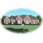 Southern House Plan Front of Home - Forder Crossing European Home 087D-0915 - Search House Plans and More