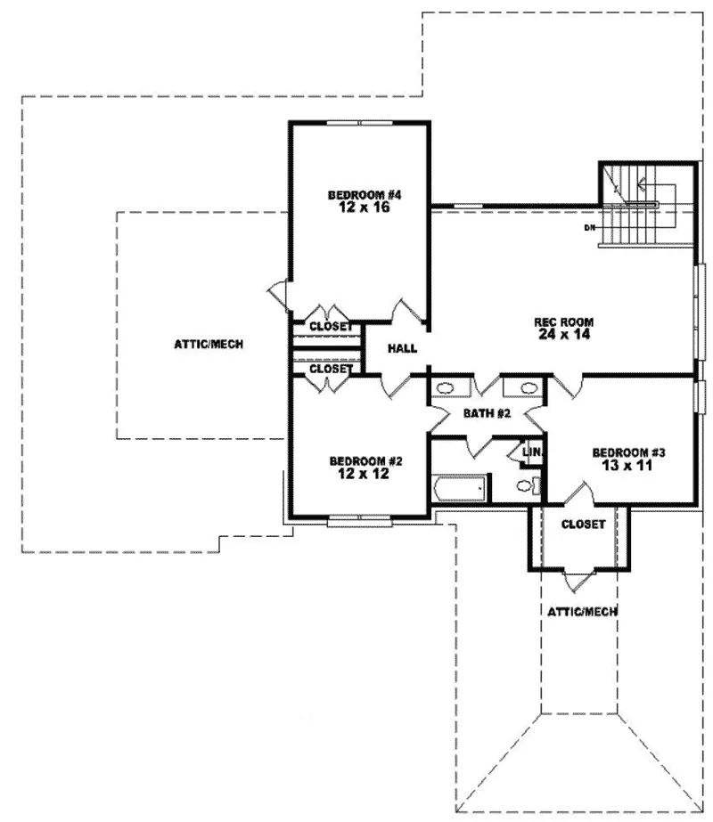 European House Plan Second Floor - Derbyshire Lake Luxury Home 087D-0927 - Search House Plans and More