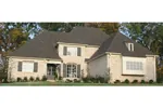 Traditional House Plan Front of Home - Derbyshire Lake Luxury Home 087D-0927 - Search House Plans and More