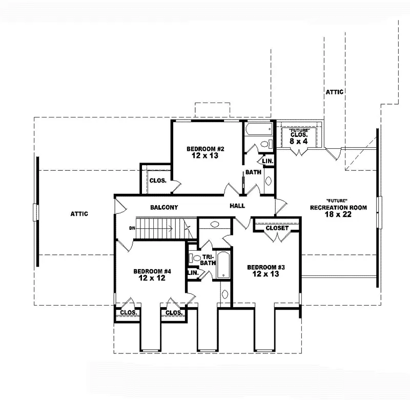 Country House Plan Second Floor - Hydaburg Luxury Country Home 087D-0928 - Search House Plans and More