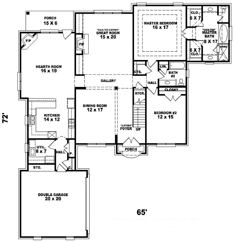 Traditional House Plan First Floor - Jack Hollow Luxury European Home 087D-0931 - Search House Plans and More