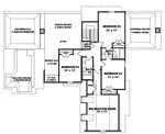 Tudor House Plan Second Floor - Taranto Arts And Crafts Home 087D-0953 - Shop House Plans and More