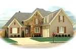 Southern House Plan Front of Home - Taranto Arts And Crafts Home 087D-0953 - Shop House Plans and More