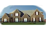 Traditional House Plan Front of Home - Glen Eagle Colonial Home 087D-0962 - Search House Plans and More