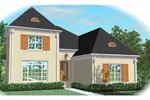 European House Plan Front of Home - Montand European Home 087D-0977 - Shop House Plans and More