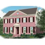 Southern House Plan Front of Home - Whittier Valley Colonial Home 087D-0985 - Shop House Plans and More