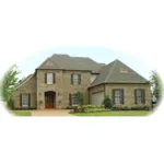 Country French House Plan Front of Home - Alida European Home 087D-0991 - Search House Plans and More