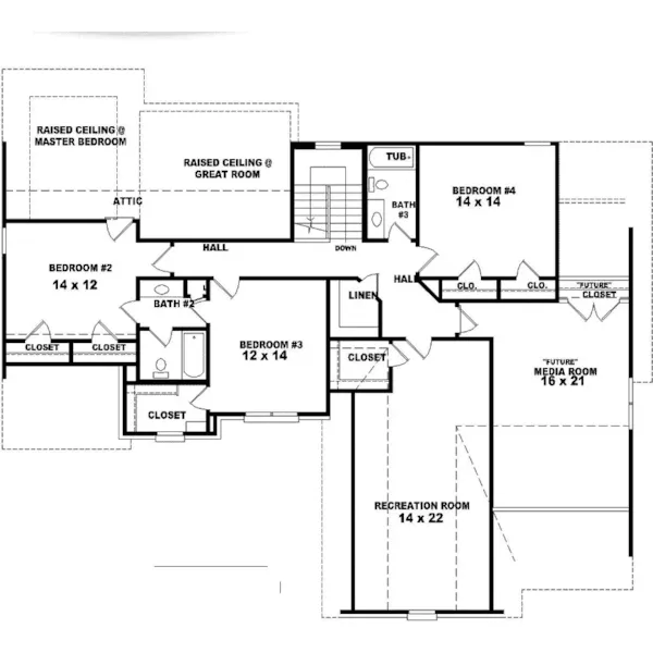 Luxury House Plan Second Floor - Dextra Luxury Home 087D-1011 - Search House Plans and More