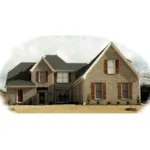 Southern House Plan Front of Home - Schalamar Creek Traditional 087D-1022 - Shop House Plans and More