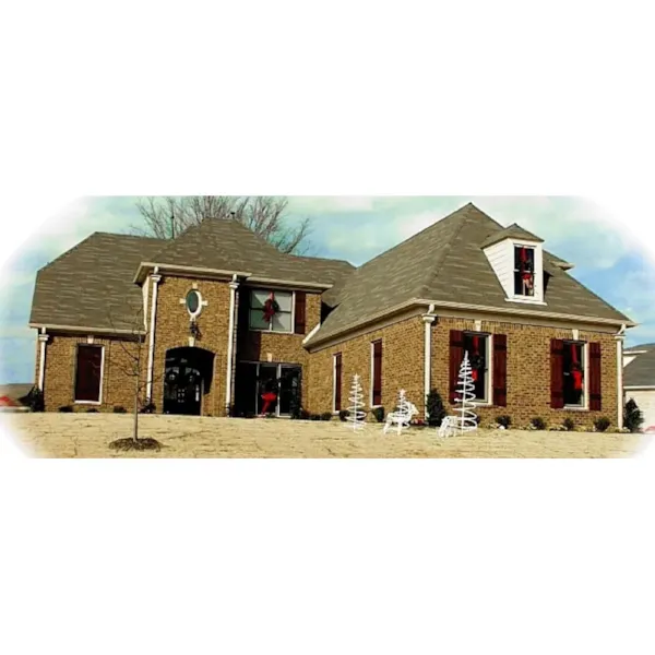 Luxury House Plan Front of Home - Endicott Place European Home 087D-1023 - Search House Plans and More