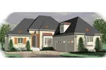 European House Plan Front of Home - Bentley Manor French Home 087D-1027 - Search House Plans and More