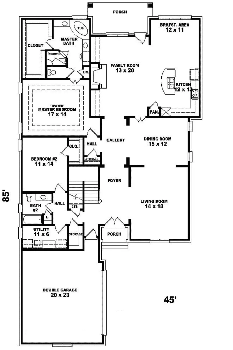 Luxury House Plan First Floor - Rhineland European Style Home 087D-1041 - Shop House Plans and More