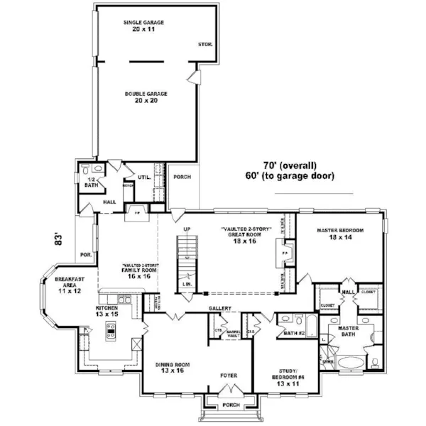 Traditional House Plan First Floor - Nicobar Luxury European Home 087D-1049 - Shop House Plans and More