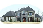 Luxury House Plan Front of Home - Saltillo European Home 087D-1051 - Shop House Plans and More