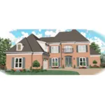 Traditional House Plan Front of Home - Robin Crest European Home 087D-1055 - Shop House Plans and More