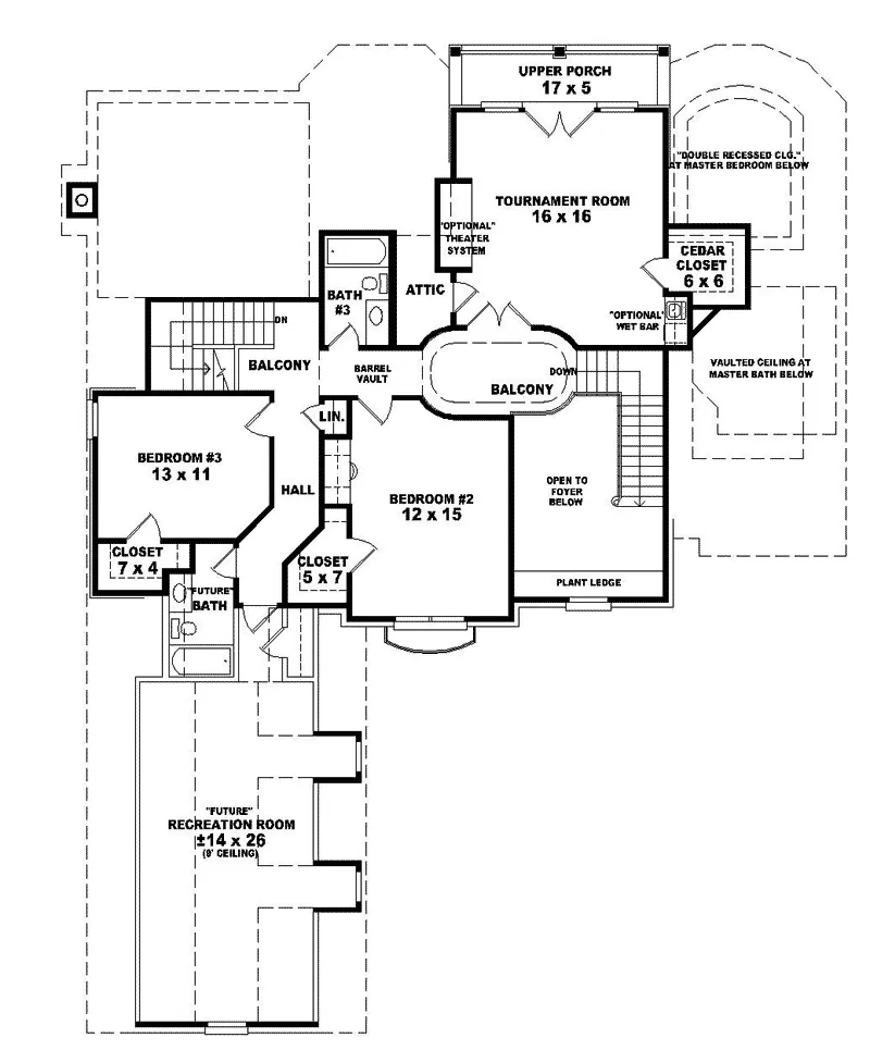 European House Plan Second Floor - Cavalier European Luxury Home 087D-1062 - Search House Plans and More