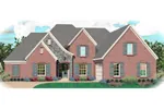 Traditional House Plan Front of Home - Goodfellow Traditional Home 087D-1065 - Search House Plans and More