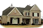 Farmhouse Plan Front of Home - Fellows Traditional Home 087D-1071 - Search House Plans and More