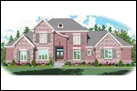 Luxury House Plan Front of Home - Dennison Place Luxury Home 087D-1072 - Search House Plans and More