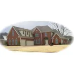 Traditional House Plan Front of Home - Caulks Creek Luxury Home 087D-1074 - Search House Plans and More