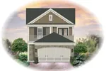 Traditional House Plan Front of Home - Monfort Park Narrow Lot Home 087D-1206 - Shop House Plans and More