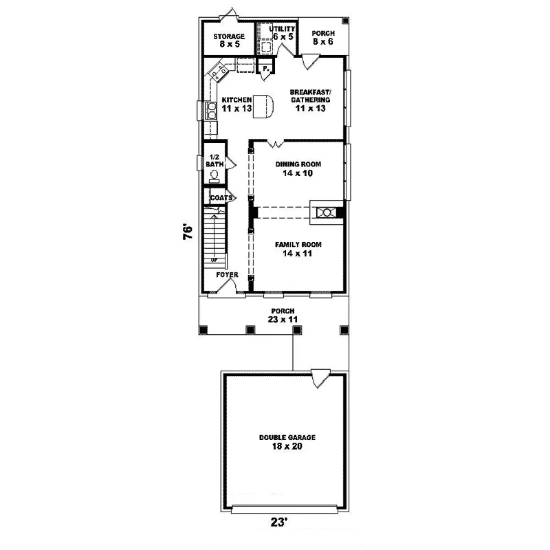 Traditional House Plan First Floor - Stansbury Place European Home 087D-1207 - Shop House Plans and More