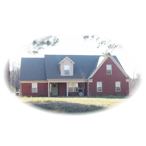 Brick Country Home Has Sizable Dormer Window