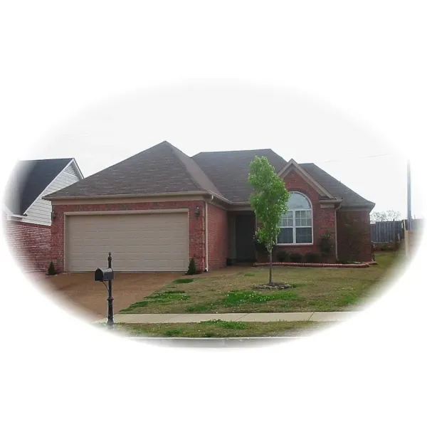 Brick Ranch Has Friendly Arched Window