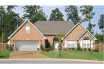 Country French House Plan Front of Home - Gerard Park Traditional Home 087D-1290 - Search House Plans and More