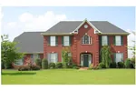 Colonial House Plan Front of Home - Robin Knoll Brick Home 087D-1310 - Shop House Plans and More