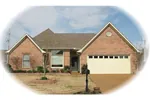 Traditional House Plan Front of Home - Angelo Country Ranch Home 087D-1315 - Search House Plans and More