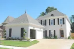 Colonial House Plan Front of Home - Bagnell Colonial Country Home 087D-1322 - Search House Plans and More
