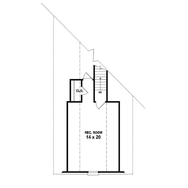 Colonial House Plan Second Floor - Jackman Traditional Home 087D-1334 - Search House Plans and More