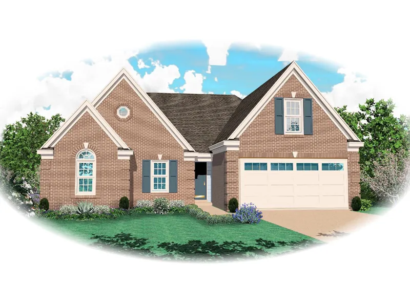 Southern House Plan Front of Home - Reynosa Country Home 087D-1342 - Shop House Plans and More