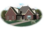 Country House Plan Front of Home - Babler Forest European Home 087D-1343 - Search House Plans and More