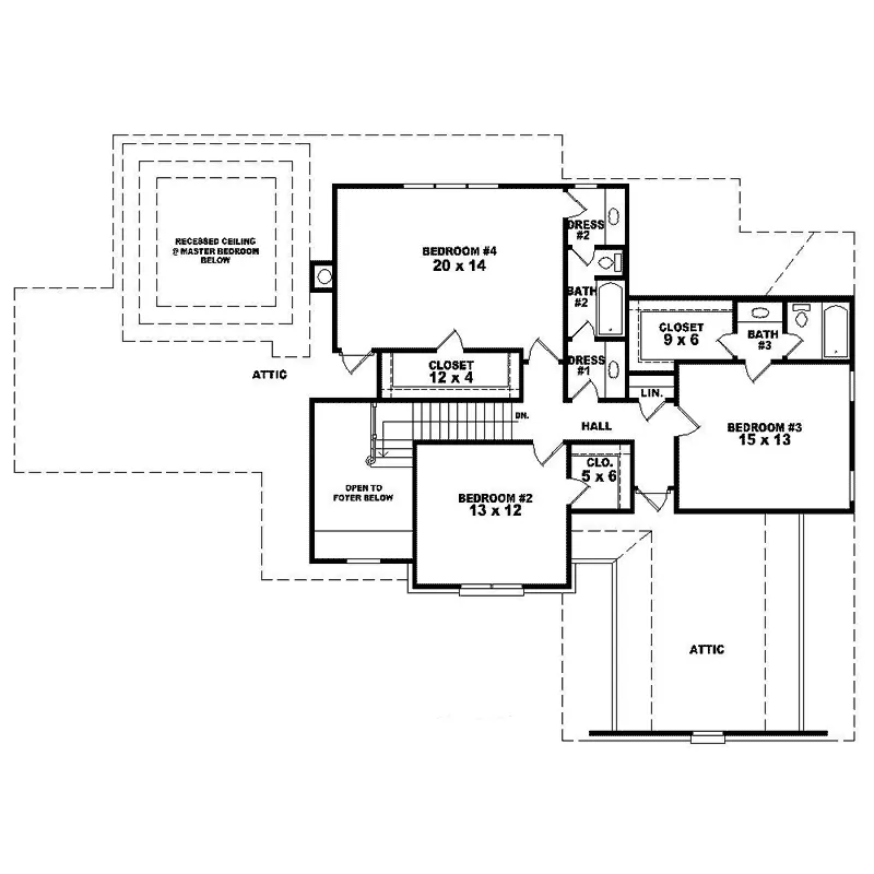 Luxury House Plan Second Floor - Loire Valley Luxury Home 087D-1354 - Shop House Plans and More
