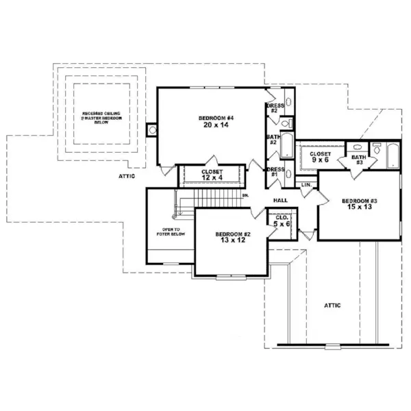 Traditional House Plan Second Floor - Loire Valley Luxury Home 087D-1354 - Shop House Plans and More