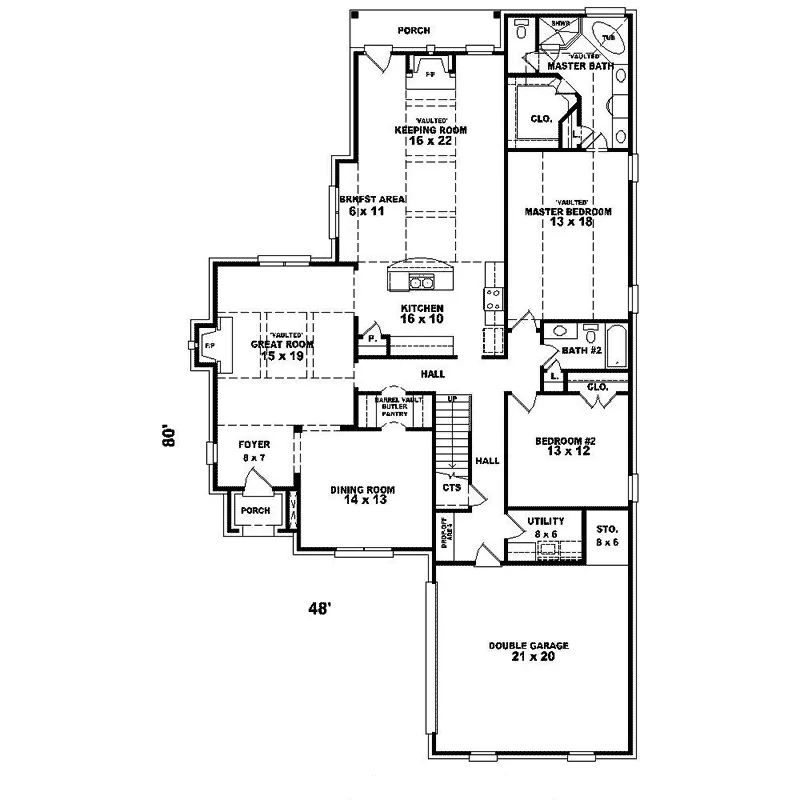 Traditional House Plan First Floor - Bilbao Manor Luxury Home 087D-1380 - Search House Plans and More