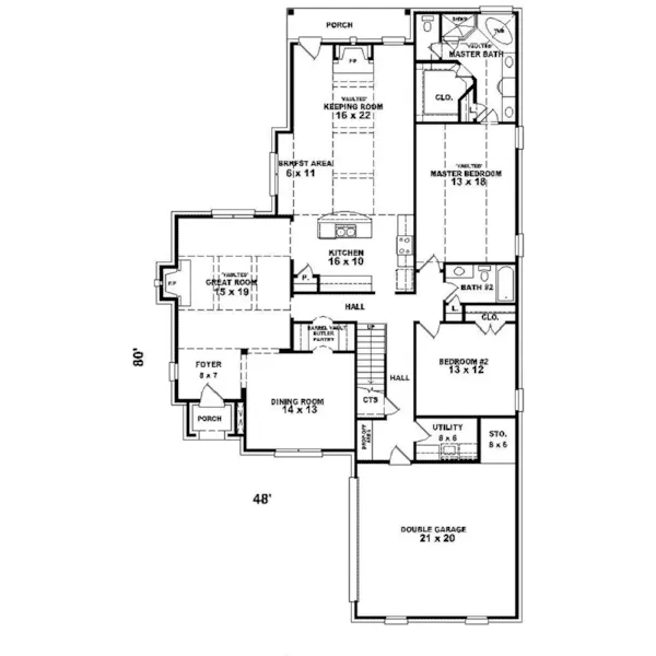 Southern House Plan First Floor - Bilbao Manor Luxury Home 087D-1380 - Search House Plans and More