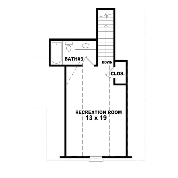 Country House Plan Second Floor - Belle Fleur Traditional Home 087D-1387 - Search House Plans and More