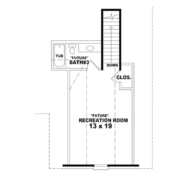 Country House Plan Optional Second Floor - Clarendon Country Ranch Home 087D-1388 - Search House Plans and More