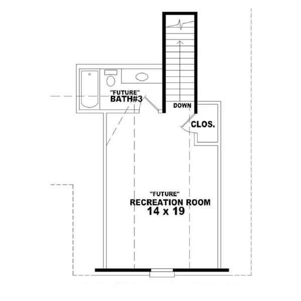 Southern House Plan Optional Second Floor - Michelangelo Traditional Home 087D-1389 - Shop House Plans and More