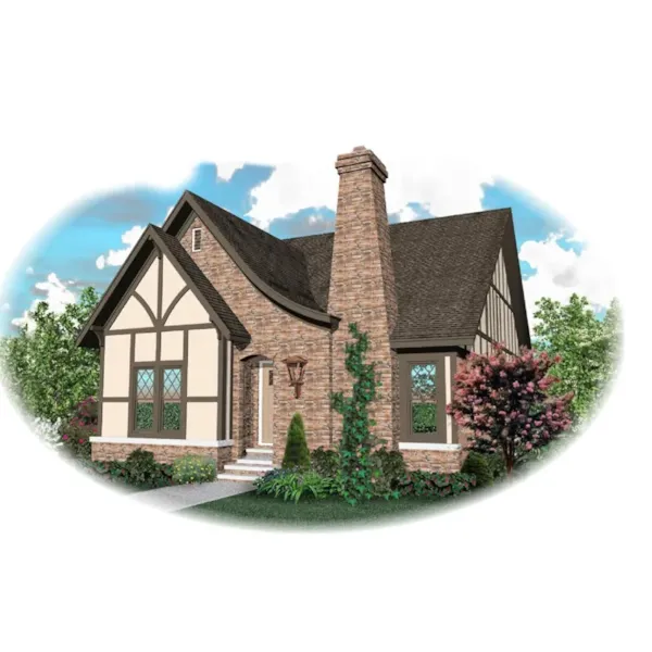 Tudor Style Home Has Warm, Cozy Feel