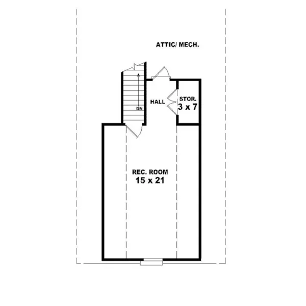 Traditional House Plan Second Floor - Dietz Farm Traditional Home 087D-1397 - Search House Plans and More