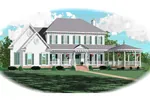 Wrap-Around Porch With Gazebo Adds Curb Appeal