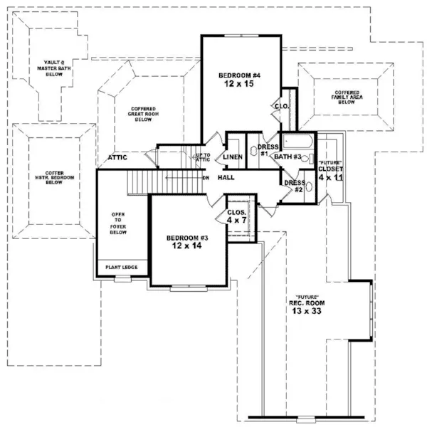 Traditional House Plan Second Floor - Anglesey Luxury Home 087D-1421 - Search House Plans and More