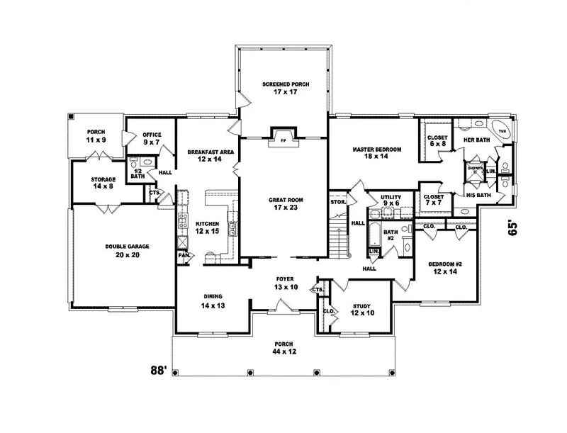 Luxury House Plan First Floor - Handel Luxury Home 087D-1447 - Search House Plans and More