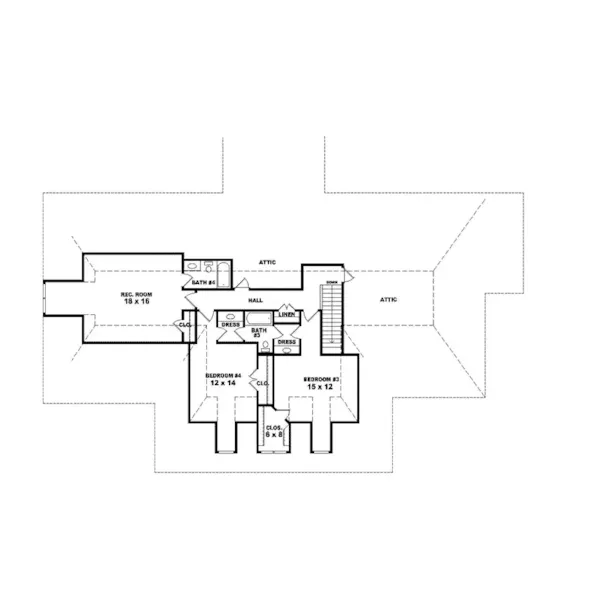 Luxury House Plan Second Floor - Handel Luxury Home 087D-1447 - Search House Plans and More